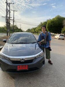 รีวิวรถเช่าอุดรธานี ราคาถูก ส่งมอบรถยนต์ Honda city ให้ลูกค้าที่ สถานีรถไฟหนองคาย