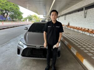 รีวิวลูกค้าเช่ารถ Toyota Yaris Ativ ขับเที่ยวอุดรธานี รับรถที่สนามบิน